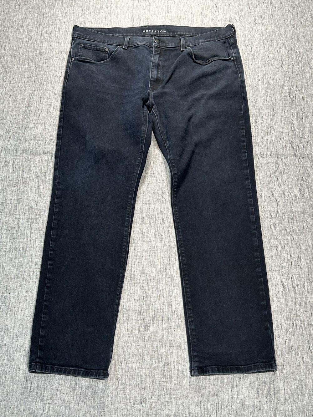 Mott & Bow Slim Jay Jeans Mens 38x30 Navy Slim Fit Stretch Lightweight Denim